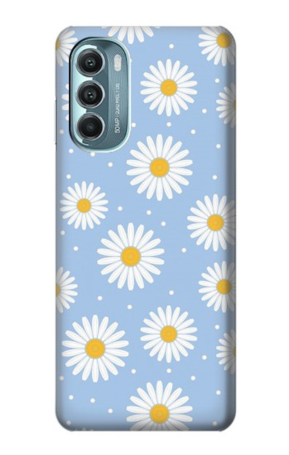 W3681 Daisy Flowers Pattern Funda Carcasa Case y Caso Del Tirón Funda para Motorola Moto G Stylus 5G (2022)