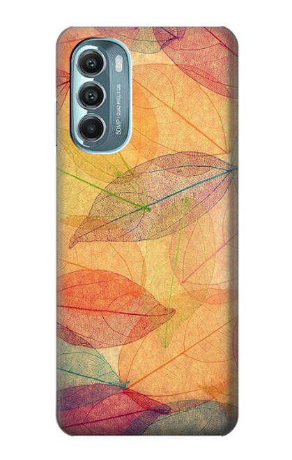 W3686 Fall Season Leaf Autumn Funda Carcasa Case y Caso Del Tirón Funda para Motorola Moto G Stylus 5G (2022)