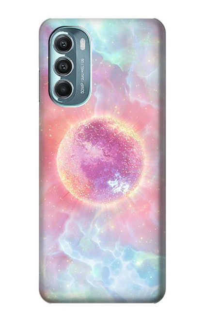 W3709 Pink Galaxy Funda Carcasa Case y Caso Del Tirón Funda para Motorola Moto G Stylus 5G (2022)