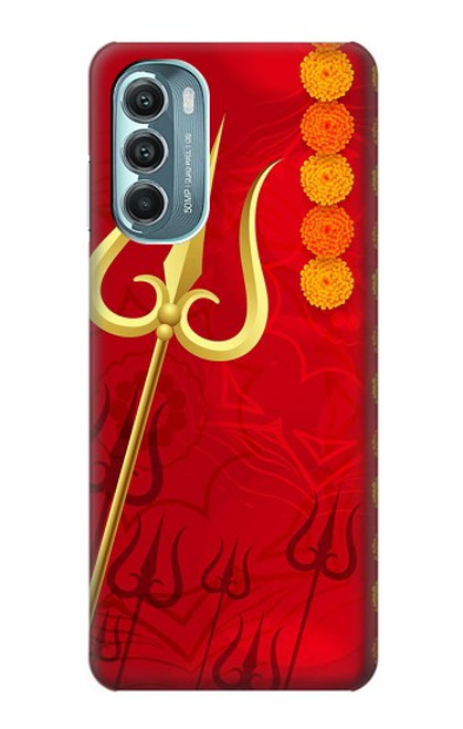 W3788 Shiv Trishul Funda Carcasa Case y Caso Del Tirón Funda para Motorola Moto G Stylus 5G (2022)