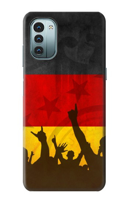 W2966 Germany Football Soccer Funda Carcasa Case y Caso Del Tirón Funda para Nokia G11, G21