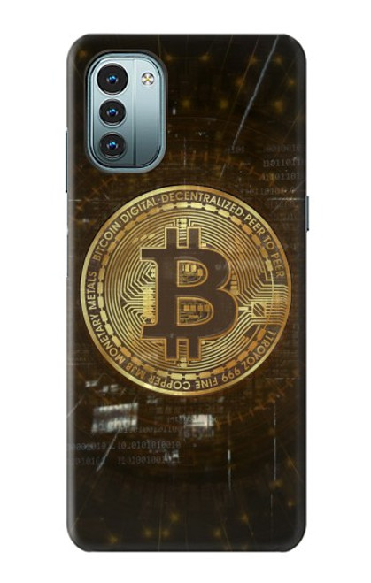 W3798 Cryptocurrency Bitcoin Funda Carcasa Case y Caso Del Tirón Funda para Nokia G11, G21