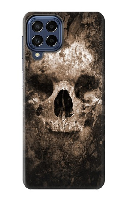 W0552 Skull Funda Carcasa Case y Caso Del Tirón Funda para Samsung Galaxy M53