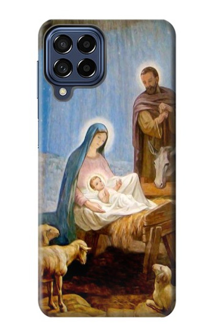 W2276 The Nativity Funda Carcasa Case y Caso Del Tirón Funda para Samsung Galaxy M53