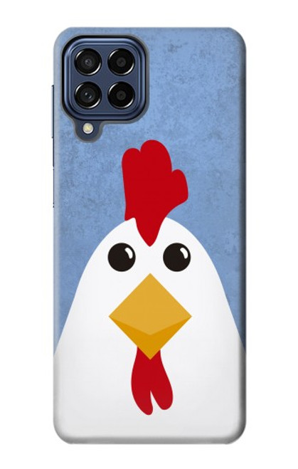 W3254 Chicken Cartoon Funda Carcasa Case y Caso Del Tirón Funda para Samsung Galaxy M53