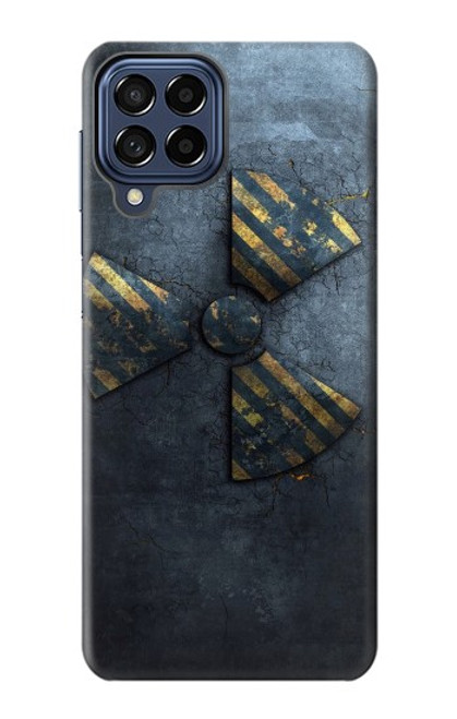 W3438 Danger Radioactive Funda Carcasa Case y Caso Del Tirón Funda para Samsung Galaxy M53