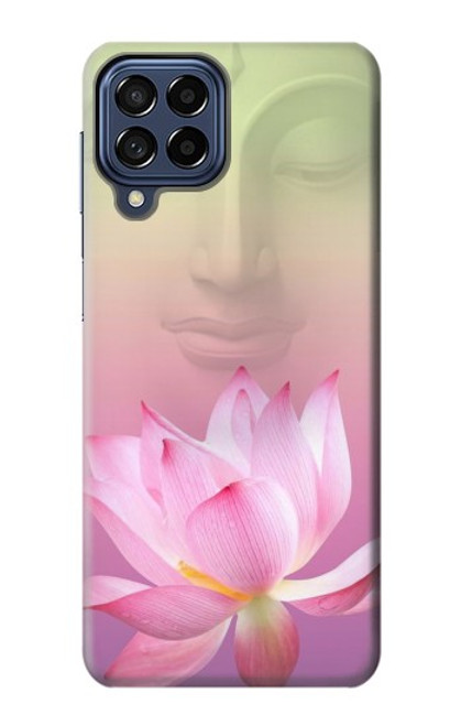 W3511 Lotus flower Buddhism Funda Carcasa Case y Caso Del Tirón Funda para Samsung Galaxy M53