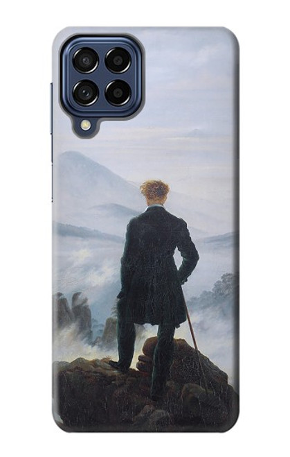 W3789 Wanderer above the Sea of Fog Funda Carcasa Case y Caso Del Tirón Funda para Samsung Galaxy M53