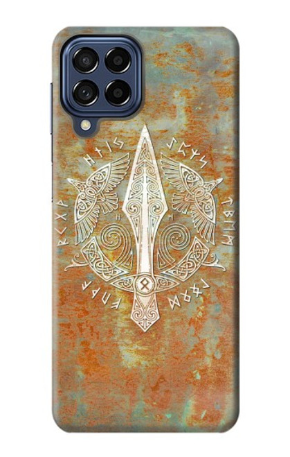 W3827 Gungnir Spear of Odin Norse Viking Symbol Funda Carcasa Case y Caso Del Tirón Funda para Samsung Galaxy M53