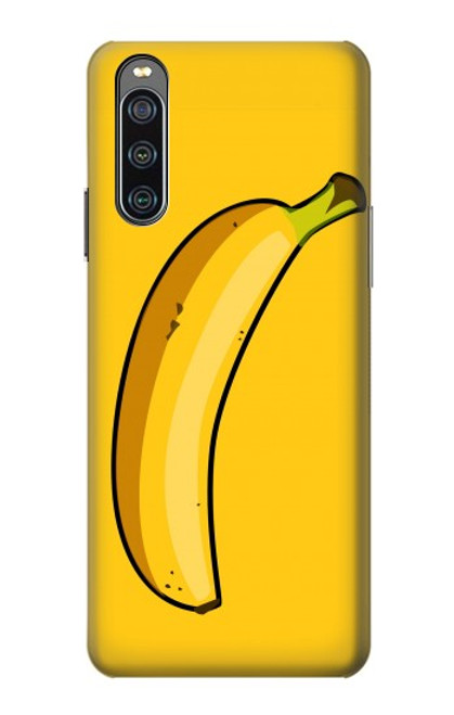 W2294 Banana Funda Carcasa Case y Caso Del Tirón Funda para Sony Xperia 10 IV