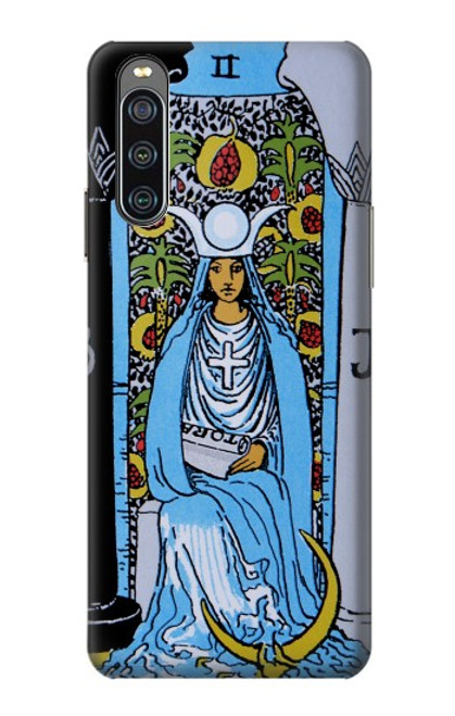 W2764 High Priestess Tarot Card Funda Carcasa Case y Caso Del Tirón Funda para Sony Xperia 10 IV