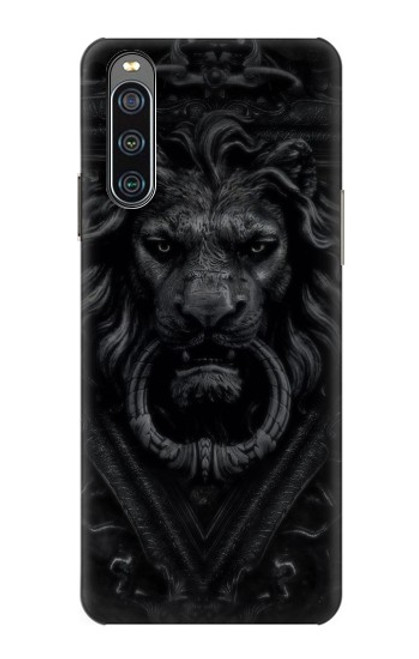 W3619 Dark Gothic Lion Funda Carcasa Case y Caso Del Tirón Funda para Sony Xperia 10 IV