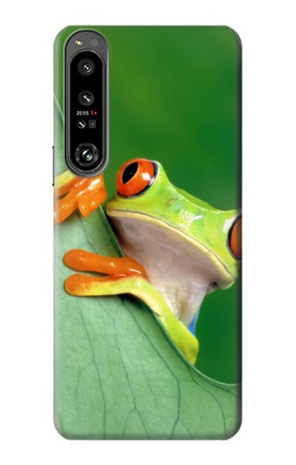 W1047 Little Frog Funda Carcasa Case y Caso Del Tirón Funda para Sony Xperia 1 IV