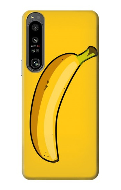 W2294 Banana Funda Carcasa Case y Caso Del Tirón Funda para Sony Xperia 1 IV