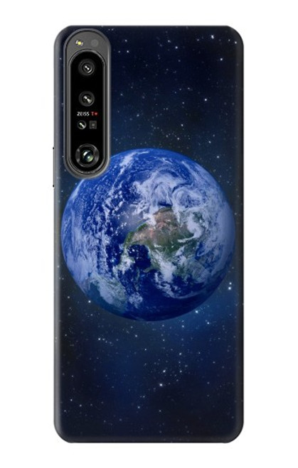 W3430 Blue Planet Funda Carcasa Case y Caso Del Tirón Funda para Sony Xperia 1 IV