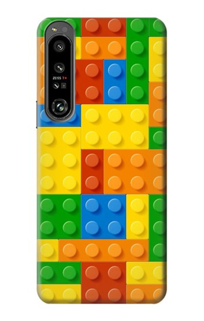 W3595 Brick Toy Funda Carcasa Case y Caso Del Tirón Funda para Sony Xperia 1 IV