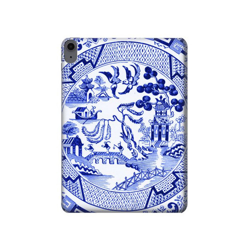 W2768 Willow Pattern Graphic Funda Carcasa Case para iPad Air (2022, 2020), Air 11 (2024), Pro 11 (2022)