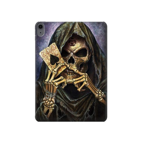 W3594 Grim Reaper Wins Poker Funda Carcasa Case para iPad Air (2022, 2020), Air 11 (2024), Pro 11 (2022)