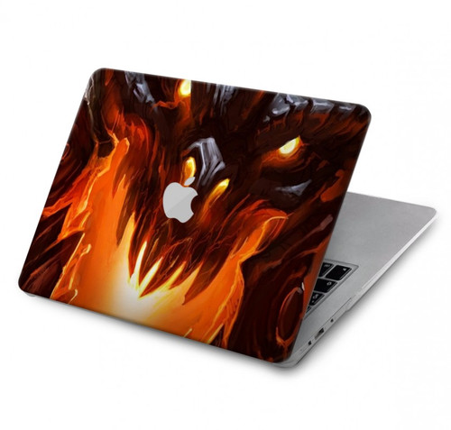 W0414 Fire Dragon Funda Carcasa Case para MacBook Air 13″ (2022,2024) - A2681, A3113