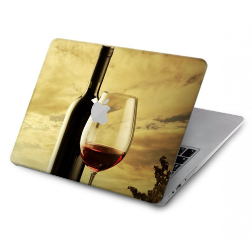 W2042 A Grape Vineyard Grapes Bottle Red Wine Funda Carcasa Case para MacBook Air 13″ (2022,2024) - A2681, A3113