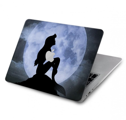 W2668 Mermaid Silhouette Moon Night Funda Carcasa Case para MacBook Air 13″ (2022,2024) - A2681, A3113