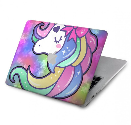 W3264 Pastel Unicorn Funda Carcasa Case para MacBook Air 13″ (2022,2024) - A2681, A3113
