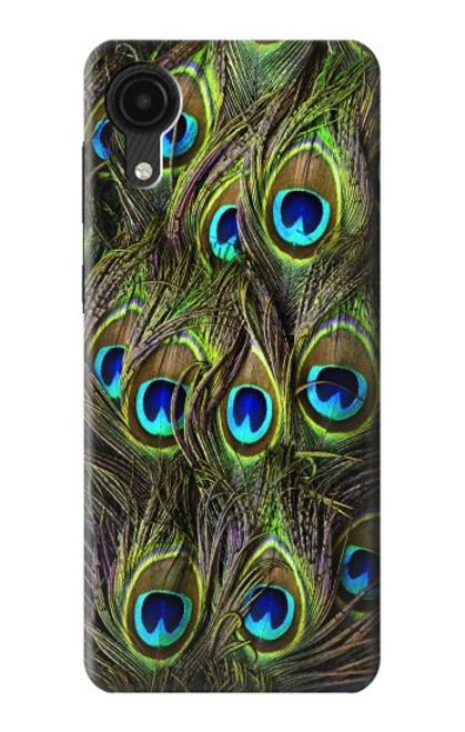 W1965 Peacock Feather Funda Carcasa Case y Caso Del Tirón Funda para Samsung Galaxy A03 Core