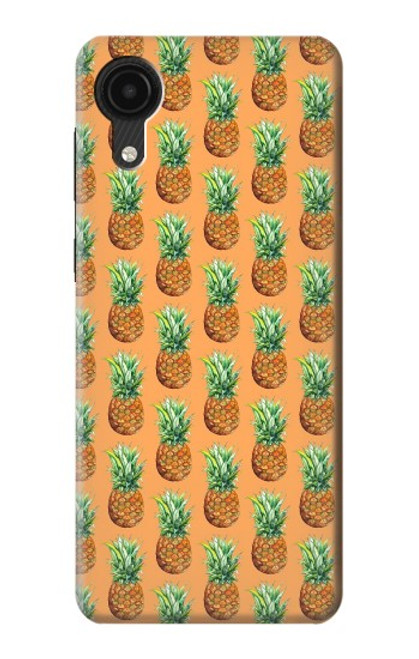 W3258 Pineapple Pattern Funda Carcasa Case y Caso Del Tirón Funda para Samsung Galaxy A03 Core