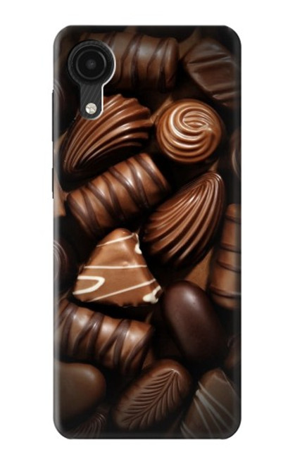 W3840 Dark Chocolate Milk Chocolate Lovers Funda Carcasa Case y Caso Del Tirón Funda para Samsung Galaxy A03 Core