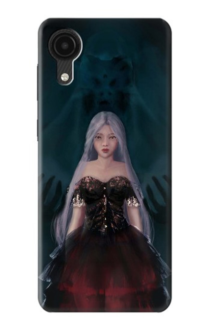 W3847 Lilith Devil Bride Gothic Girl Skull Grim Reaper Funda Carcasa Case y Caso Del Tirón Funda para Samsung Galaxy A03 Core