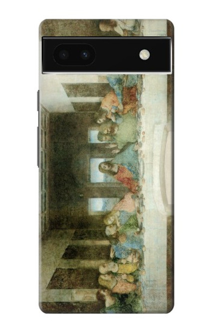 W0173 Leonardo DaVinci The Last Supper Funda Carcasa Case y Caso Del Tirón Funda para Google Pixel 6a