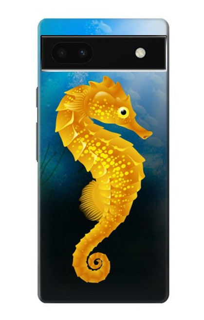 W2444 Seahorse Underwater World Funda Carcasa Case y Caso Del Tirón Funda para Google Pixel 6a