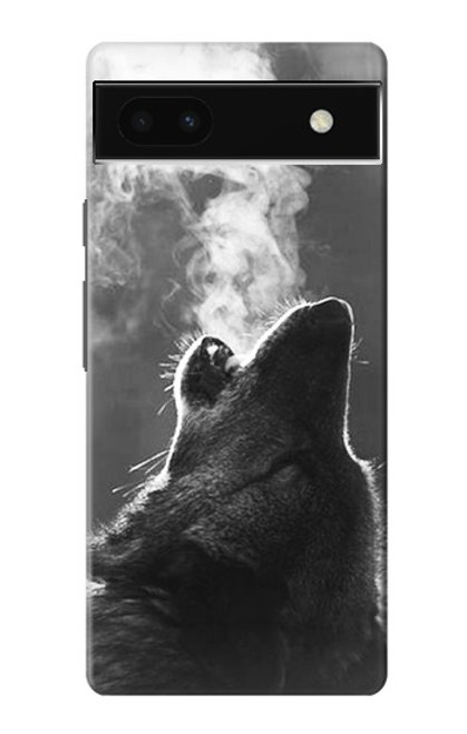 W3505 Wolf Howling Funda Carcasa Case y Caso Del Tirón Funda para Google Pixel 6a