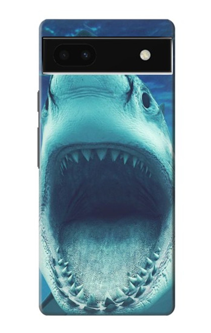 W3548 Tiger Shark Funda Carcasa Case y Caso Del Tirón Funda para Google Pixel 6a