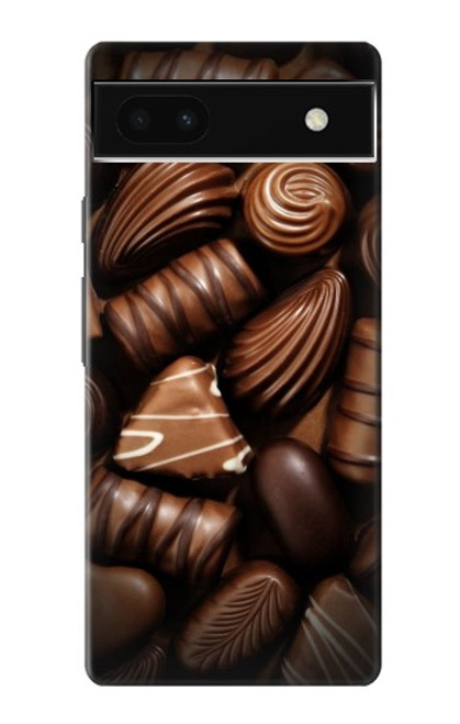 W3840 Dark Chocolate Milk Chocolate Lovers Funda Carcasa Case y Caso Del Tirón Funda para Google Pixel 6a