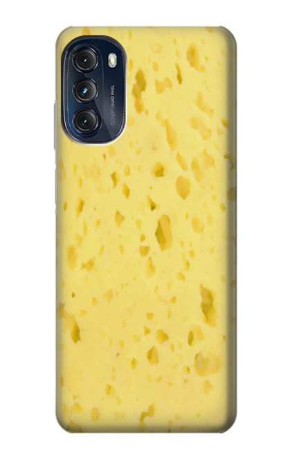 W2913 Cheese Texture Funda Carcasa Case y Caso Del Tirón Funda para Motorola Moto G (2022)