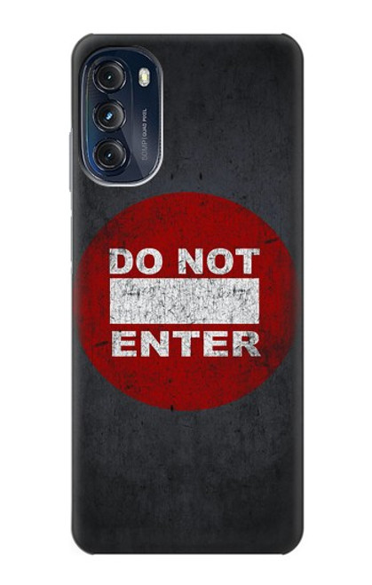 W3683 Do Not Enter Funda Carcasa Case y Caso Del Tirón Funda para Motorola Moto G (2022)