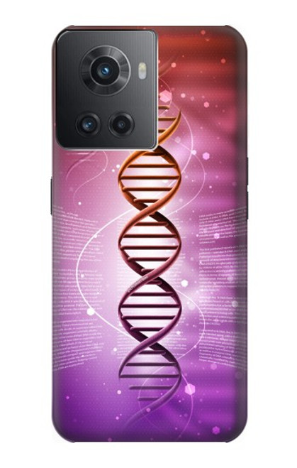 W2573 Dna Genetic Code Funda Carcasa Case y Caso Del Tirón Funda para OnePlus Ace