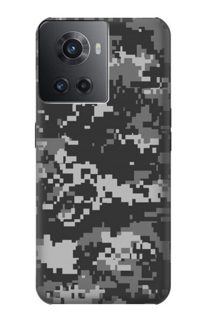 W3293 Urban Black Camo Camouflage Funda Carcasa Case y Caso Del Tirón Funda para OnePlus Ace