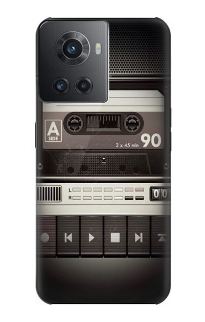 W3501 Vintage Cassette Player Funda Carcasa Case y Caso Del Tirón Funda para OnePlus Ace