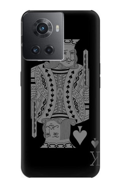 W3520 Black King Spade Funda Carcasa Case y Caso Del Tirón Funda para OnePlus Ace