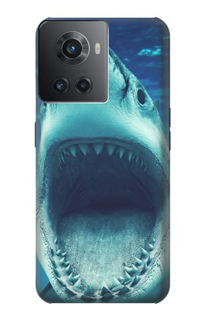 W3548 Tiger Shark Funda Carcasa Case y Caso Del Tirón Funda para OnePlus Ace