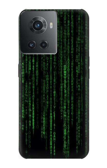 W3668 Binary Code Funda Carcasa Case y Caso Del Tirón Funda para OnePlus Ace