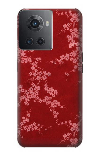 W3817 Red Floral Cherry blossom Pattern Funda Carcasa Case y Caso Del Tirón Funda para OnePlus Ace