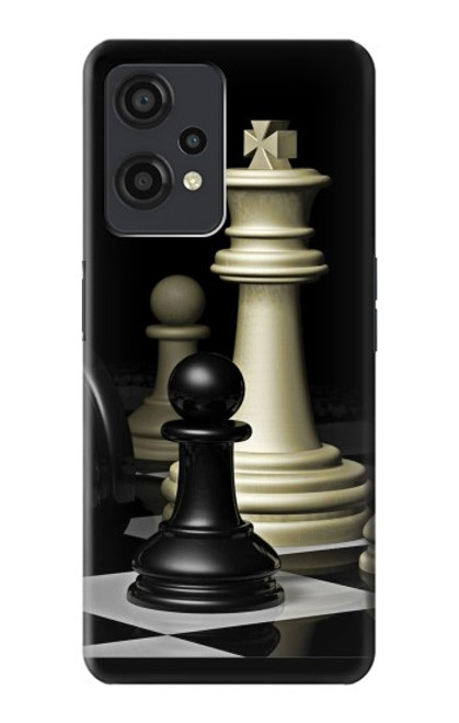 W2262 Chess King Funda Carcasa Case y Caso Del Tirón Funda para OnePlus Nord CE 2 Lite 5G