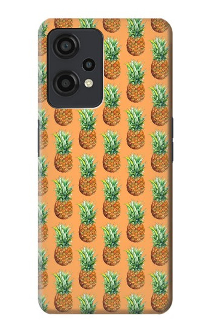 W3258 Pineapple Pattern Funda Carcasa Case y Caso Del Tirón Funda para OnePlus Nord CE 2 Lite 5G