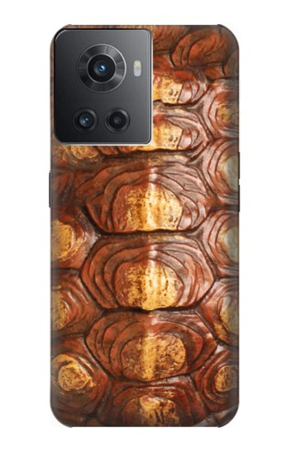 W0579 Turtle Carapace Funda Carcasa Case y Caso Del Tirón Funda para OnePlus 10R