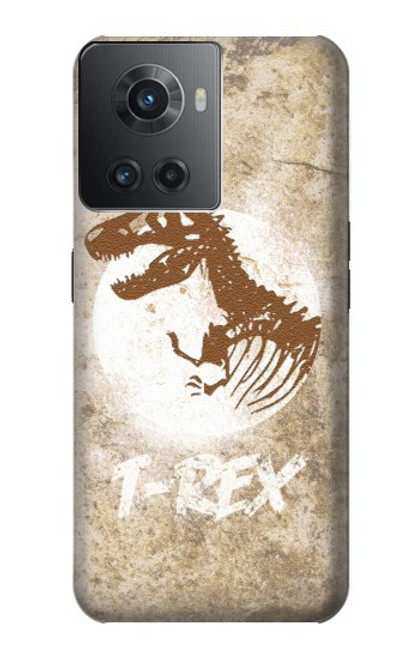 W2372 T-Rex Jurassic Fossil Funda Carcasa Case y Caso Del Tirón Funda para OnePlus 10R