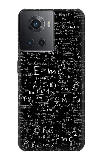 W2574 Mathematics Physics Blackboard Equation Funda Carcasa Case y Caso Del Tirón Funda para OnePlus 10R