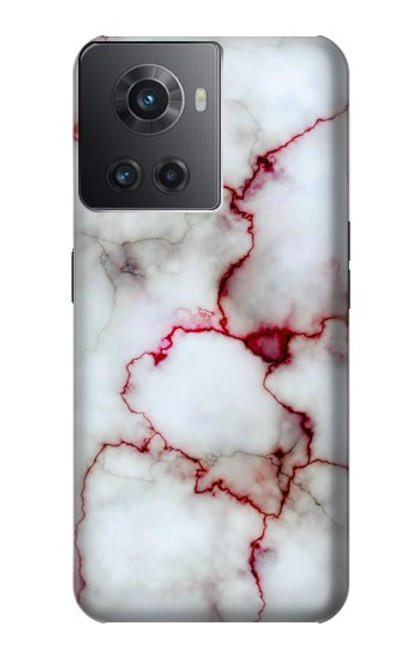 W2920 Bloody Marble Funda Carcasa Case y Caso Del Tirón Funda para OnePlus 10R